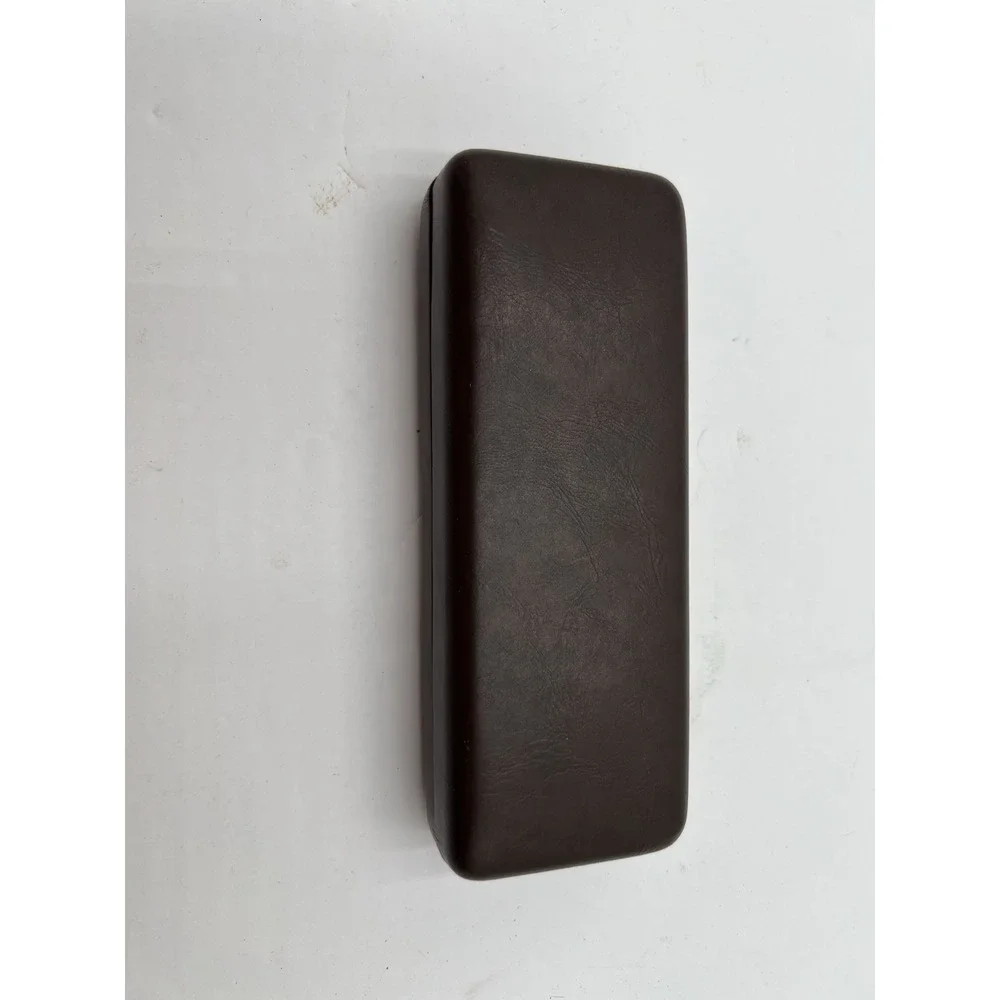 Vintage AutoFlex Flexon Marchon Hard Eyeglasses Case Brown Tan Interior Case